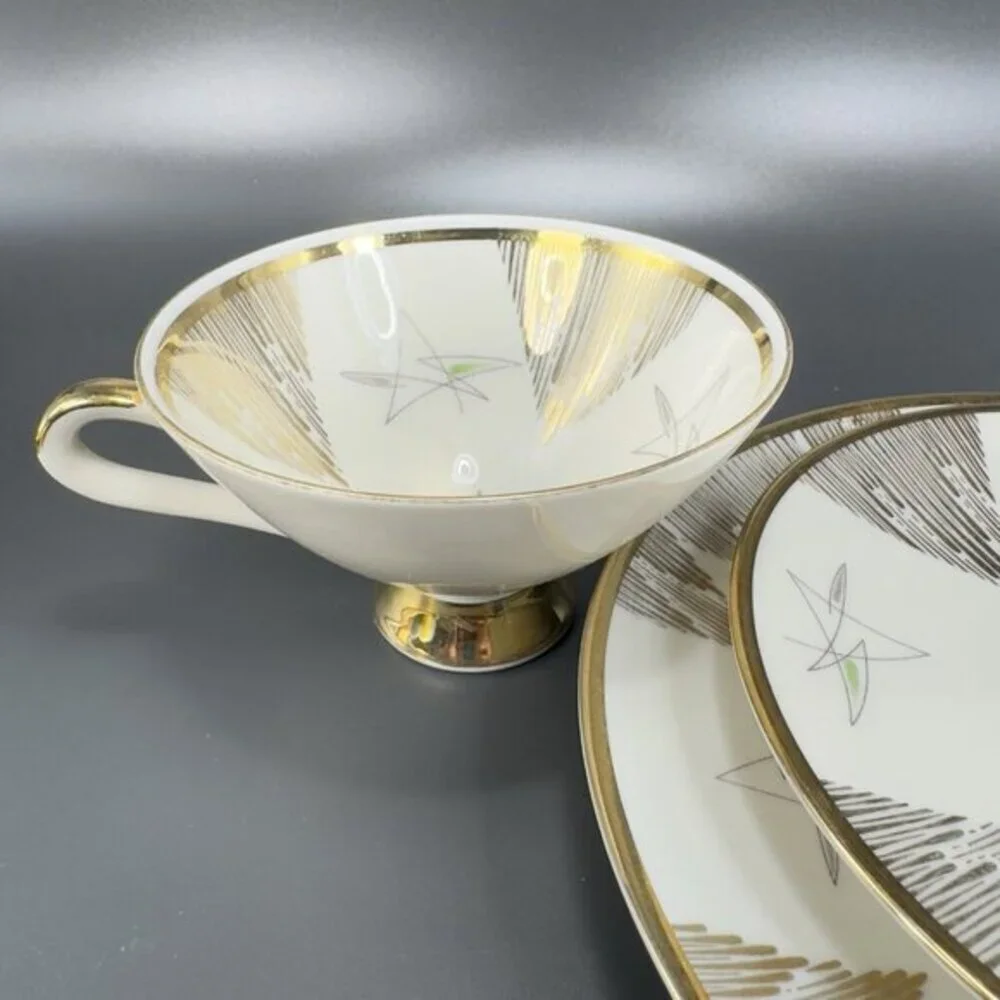 Winterling Marktleuthen Bavaria Plate Teacup And Saucer‎ Set 3 Pieces Porcelain